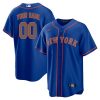 Custom New York Mets Royal Blue Jersey - All Stitched