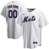 Custom New York Mets White Jersey - All Stitched