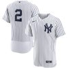 Derek Jeter New York Yankees White Jersey - All Stitched