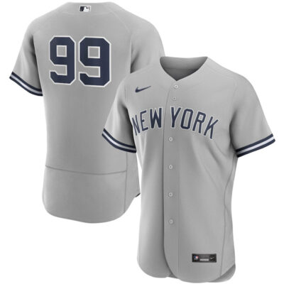 Aaron Judge New York Yankees Gray No Name Jersey – All Stitched