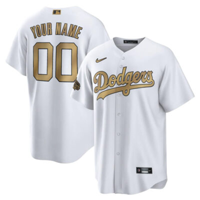 Los Angeles Dodgers 2022 MLB All-Star Game Custom White Jersey - All Stitched