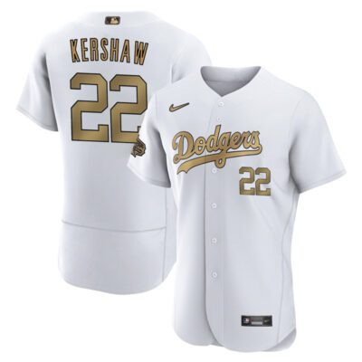 Clayton Kershaw Los Angeles Dodgers 2022 MLB All-Star Game White Jersey