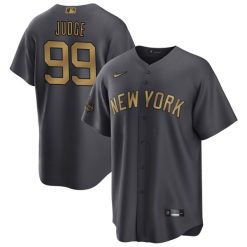 Alternative view of Aaron Judge New York Yankees 2022 MLB All Star Game Jersey - All Stitched
