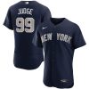 Aaron Judge New York Yankees Navy Jersey - All Stitched