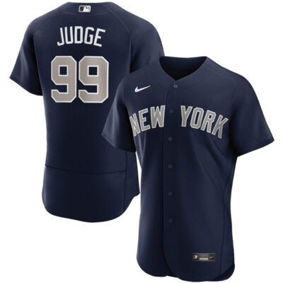 Aaron Judge New York Yankees Navy Jersey - All Stitched