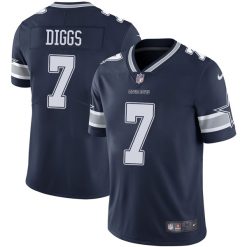 Alternative view of Trevon Diggs Dallas Cowboys Navy Game Jersey - All Stitched
