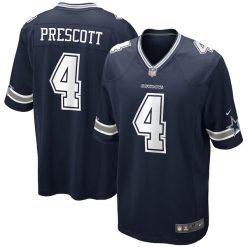 Dak Prescott Dallas Cowboys Navy Jersey - All Stitched