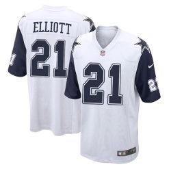 Ezekiel Elliott Dallas Cowboys Color Rush Jersey - All Stitched