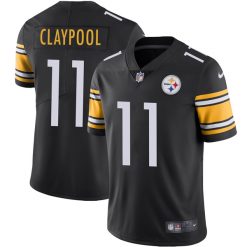 Alternative view of Chase Claypool Pittsburgh Steelers Black Jersey - All Stitched