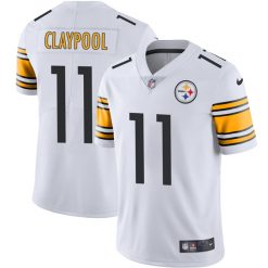 Alternative view of Chase Claypool Pittsburgh Steelers White Jersey - All Stitched