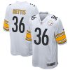 Jerome Bettis Pittsburgh Steelers White Jersey - All Stitched