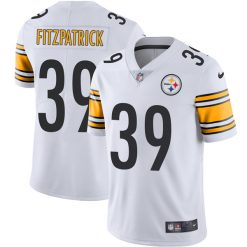 Alternative view of Minkah Fitzpatrick Pittsburgh Steelers White Jersey - All Stitched