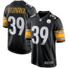 Minkah Fitzpatrick Pittsburgh Steelers Black Game Jersey - All Stitched