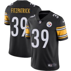 Alternative view of Minkah Fitzpatrick Pittsburgh Steelers Black Jersey - All Stitched