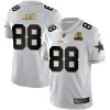 CeeDee Lamb Dallas Cowboys White Gold Vapor Limited Jersey - All Stitched