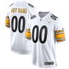 Custom Pittsburgh Steelers White Game Jersey - All Stitched