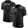 Joe Burrow LSU Tigers Football Black Gold Jersey w/ SEC Patch - All Stitched
