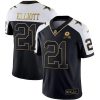 Ezekiel Elliott Dallas Cowboys Alternate Black Gold Jersey - All Stitched
