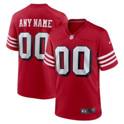 Custom San Francisco 49ers Color Rush 1994 Throwback Jersey - All Stitched