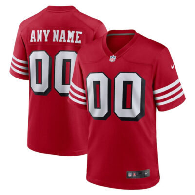 Custom San Francisco 49ers Color Rush 1994 Throwback Jersey - All Stitched