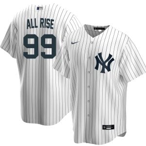 Aaron Judge New York Yankees "All Rise" White Jersey – All Stitched