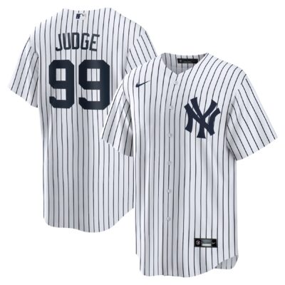 Aaron Judge New York Yankees Home Jersey White – All Stitched