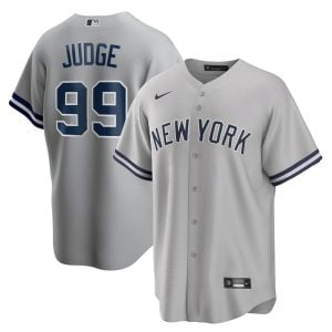 Aaron Judge New York Yankees Away Jersey Grey – All Stitched