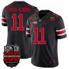 Jaxon Smith-Njigba Ohio State Buckeyes College Football 100th Anniversary Black Jersey - All Stitched