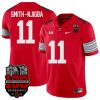 Jaxon Smith-Njigba Ohio State Buckeyes College Football 100th Anniversary Scarlet Alumi Jersey - All Stitched
