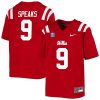 Breeland Speaks Ole Miss Rebels College Football Jersey - Red