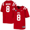 Elijah Moore Ole Miss Rebels College Football Jersey - Red