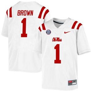 Ole Miss Rebels College Football All Game Stitched Jersey - White
