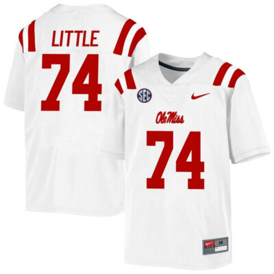 Greg Little Ole Miss Rebels College Football Jersey - White