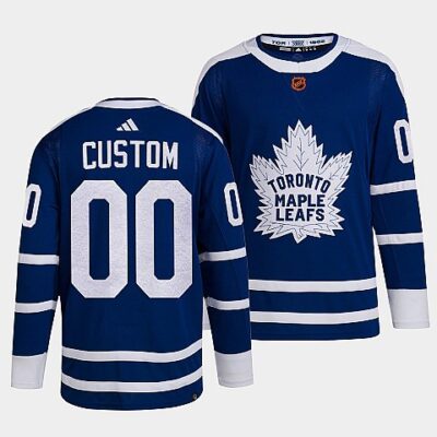 Custom Toronto Maple Leafs Reverse Retro Jersey - All Stitched