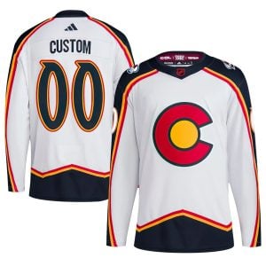 Colorado Avalanche 2022 Reverse Retro 2.0 Custom Jersey Patch Collection - All Stitched