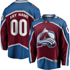 Colorado Avalanche Burgundy Custom Jersey Patch Collection - All Stitched
