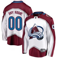Colorado Avalanche White Custom Jersey Patch Collection - All Stitched