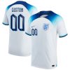 England 22/23 Home Custom Jersey - All Printed