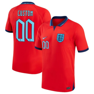 England 22/23 Away Custom Jersey - All Printed