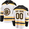 Custom Boston Bruins White Away Jersey Patch Collection - All Stitched