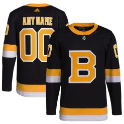 Boston Bruins Black Alternate Custom Jersey Patch Collection - All Stitched