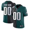 Philadelphia Eagles Super Bowl LVII Midnight Green/ Black Split Vapor Limited Custom Jersey - All Stitched