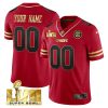 Kansas City Chiefs Super Bowl LVII Black Red Vapor Limited Custom Jersey - All Stitched