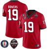 Georgia Bulldogs Football Champions Patch Jersey - All Stitched