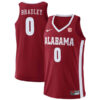 Jaden Bradley #0 Alabama Crimson Tide College Basketball Crimson Game Jersey - All Stitched