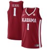 Mark Sears #1 Alabama Crimson Tide College Basketball Crimson Game Jersey - All Stitched