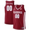 Alabama Crimson Tide College Basketball Custom Crimson Game Jersey - All Stitched