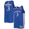 Dajuan Harris #3 Kansas Jayhawks College Basketball Royal Game Jersey - All Stitched