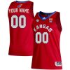 Custom Kansas Jayhawks Basketball Red Game Jersey - All Stitched