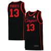 J'Wan Roberts #13 Houston Cougars College Basketball Black Courgar Game Jersey - All Stitched